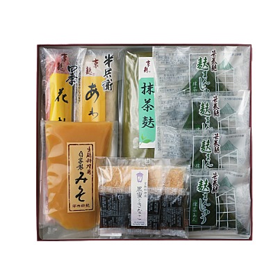 【送料込】冷凍 母の日 季節の抹茶麸と麸まんじゅうの詰合せ