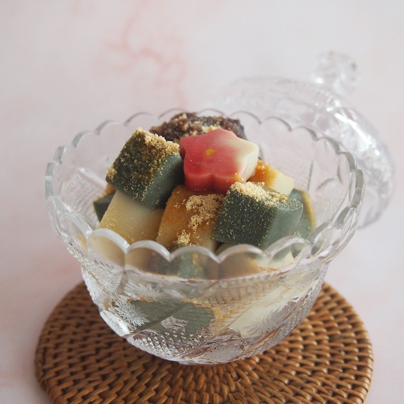 なま麸の黒蜜きなこがけ ※盛り付けイメージ